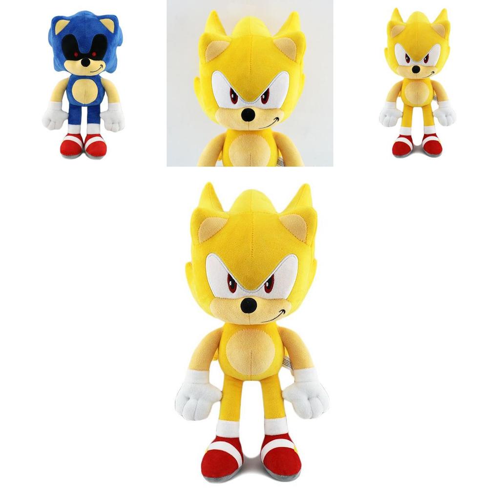 30cm Super Soft Sonic Shadow The Hedgehog Plush Dolls For Kids And Adults