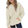 Kids Hooded Pullover Sweatshirt - Color Loose Fit Casual Top for Boys and Girls