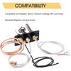 10002264 Natural Gas Pilot Assembly, SRV10002264 NG 3 Way Pilot with Thermocouple Thermopile Replacement Kits Compatible with Majestic, Temco,