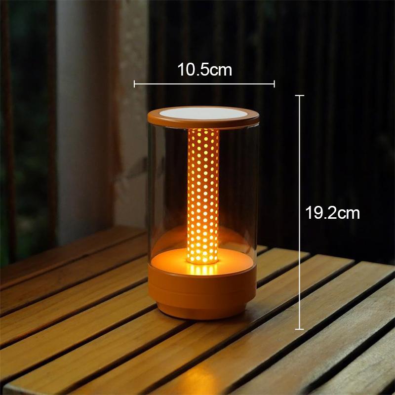

Беспроводной USB Перезаряжаемый Настольный Светильник Сенсорный Выключатель Светодиодные Свечи Для Прикроватной Тумбочки Отеля Ресторана Бара Клуба Кафе Атмосфера Ночной Декор оранжевый