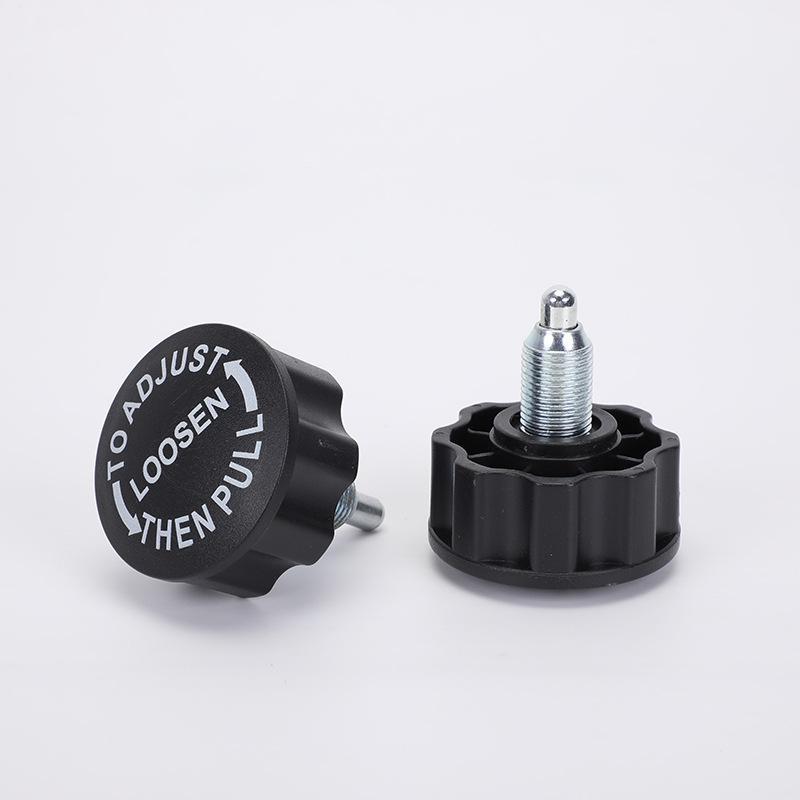 Quick Insert Plum Shaped Locking Knob Sturdy Non-Slip Grip Steel Thread for Auto Maintenance Repair Use
