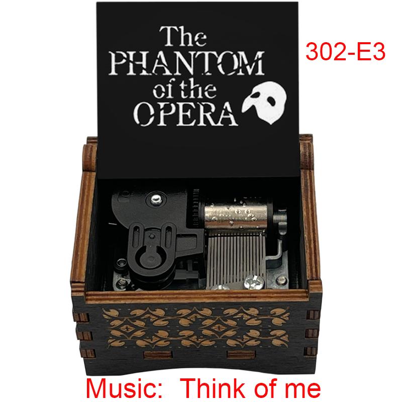 The Phantom Of The Opera Music Box Think of Me/All I Ask of You Melodies Special Musical Gift for Fans Friends Birthday Souvenir 3