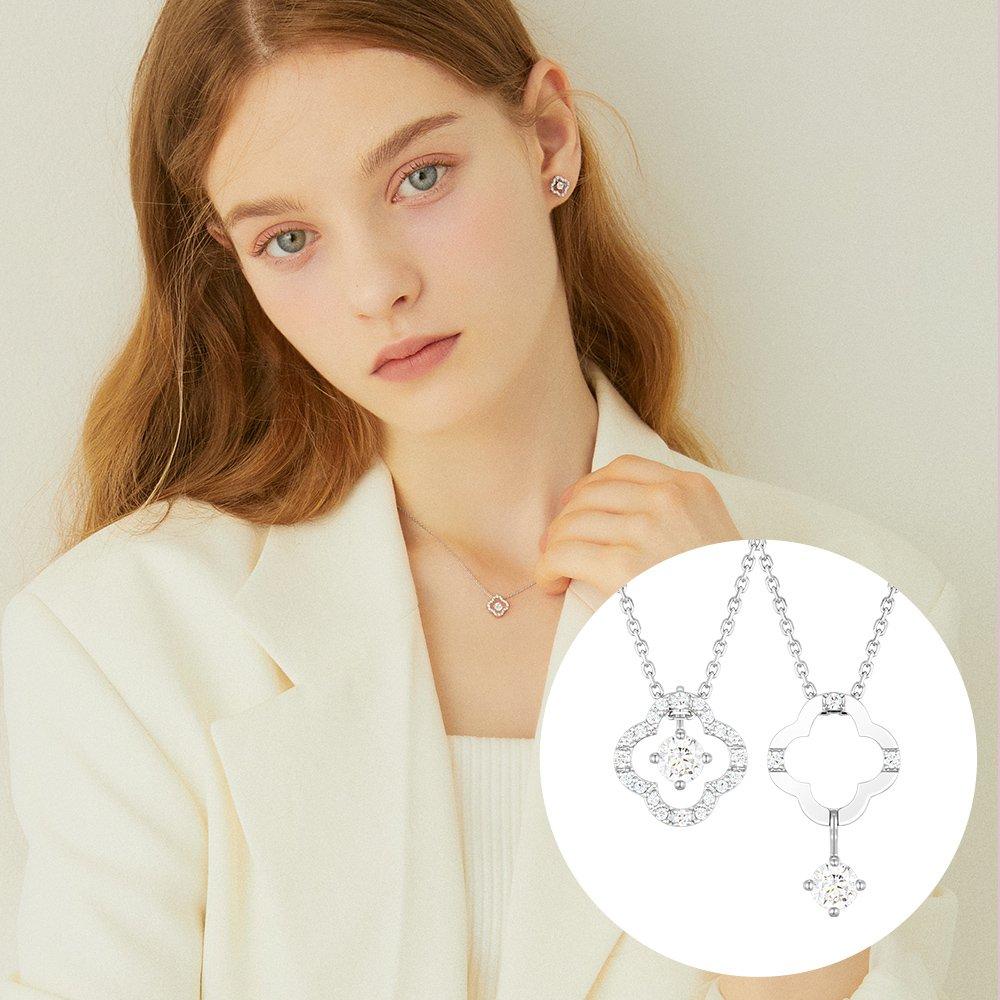 Clovia Duello Necklace (Jjjtnq2Bf042Sw420)