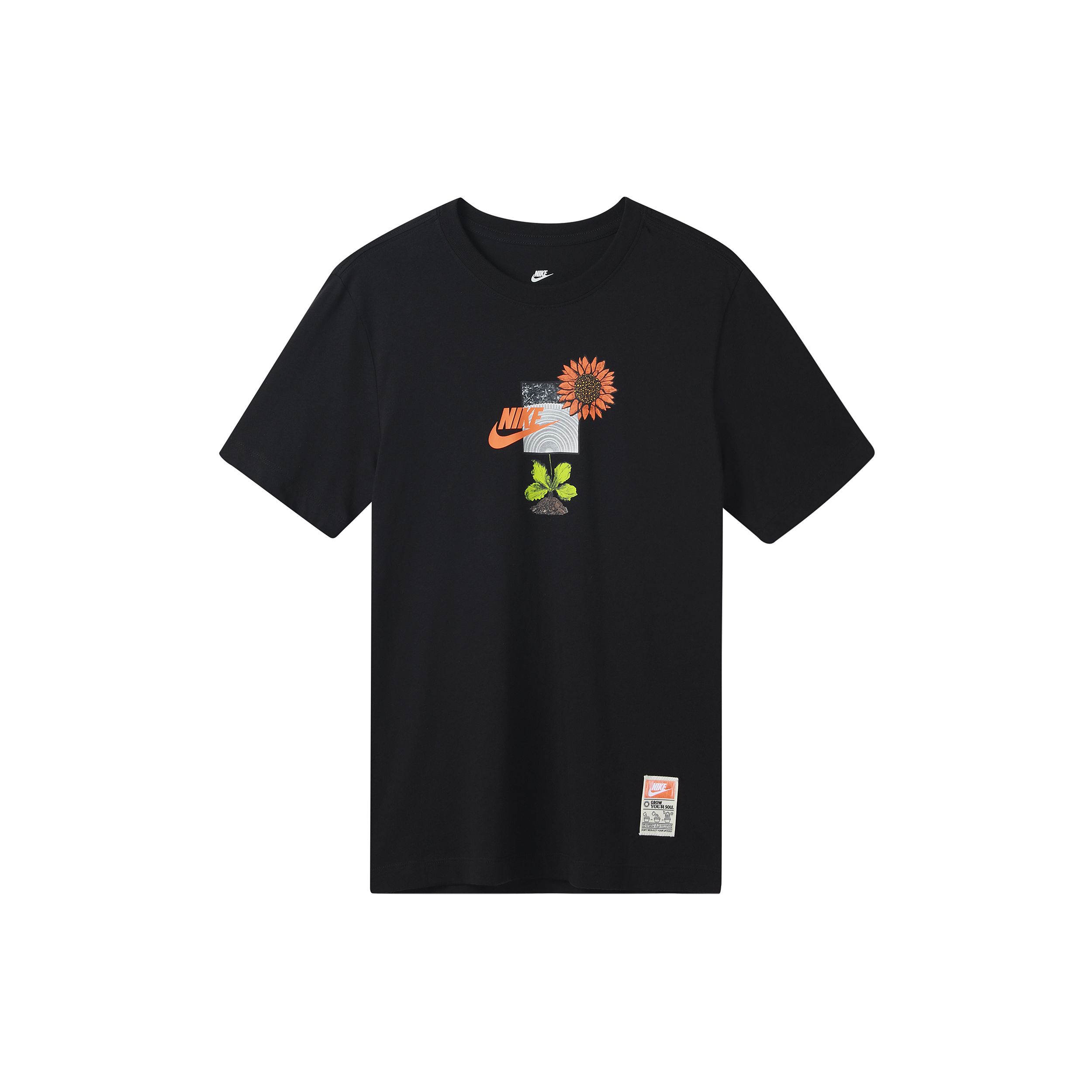 Nike Sportswear Sole T-Shirt Men Black DQ1034-010 S