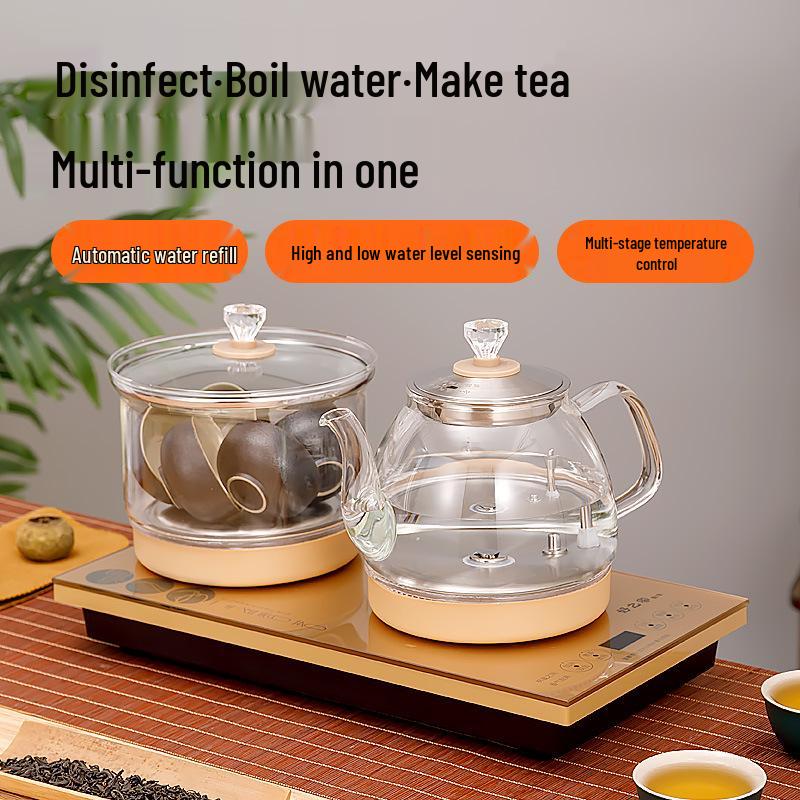 Integrated Automatic Kettle & Induction Cooker Tea Table Set