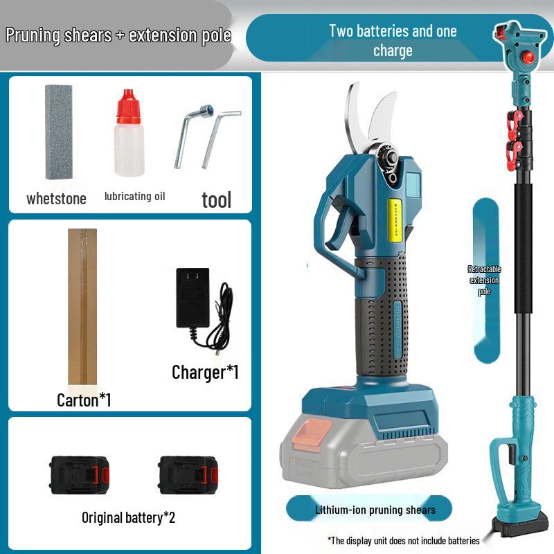 Rechargeable Telescopic Electric Pruning Chainsaw and Handheld Garden Shears