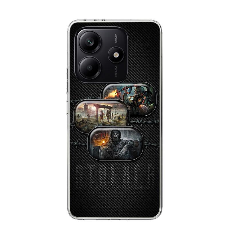 Game S-Stalker Phone Case For Xiaomi Redmi Note 15 14 13 12S 12 Pro Plus 11S 11E 11 11T 10S 10 Art Soft Pattern Cover Redmi Note