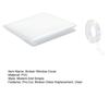 Broken Window Cover with Nanometer Double-Sided Tape Pre-Cut Transparent PVC Car Window Covering Film Broken Glass Replacement Temporary Fix Kit