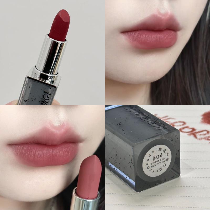 Jiao Rou Matte Lipstick: Long-Lasting, Velvet Soft for Whitening and Bare Lips - Perfect for Autumn/Winter.