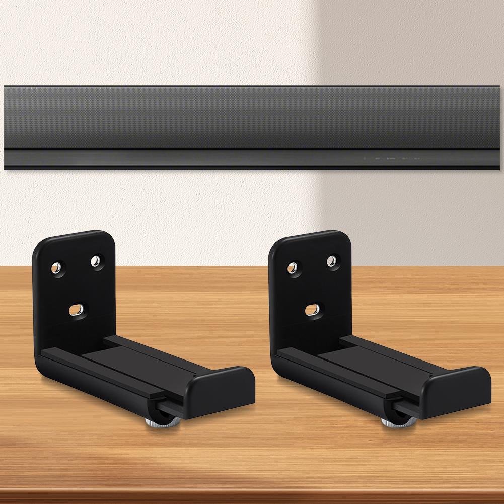 Soundbar Wall Mount Bracket Anti-Drop Universal Drywall Sound Bar Wall Brackets Soundbar Speaker Mounting Holder for Sony Vizio