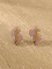 Vintage Gold Earrings For Women Cute Geometric Gold Plated Stainless Steel Trendy Colorful Summer Starfish Stud Earrings