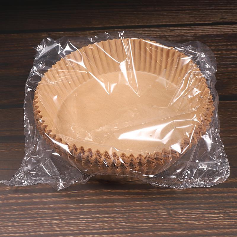 Round High-Temperature Resistant Air Fryer Baking Paper - Oil-Proof & Absorbent