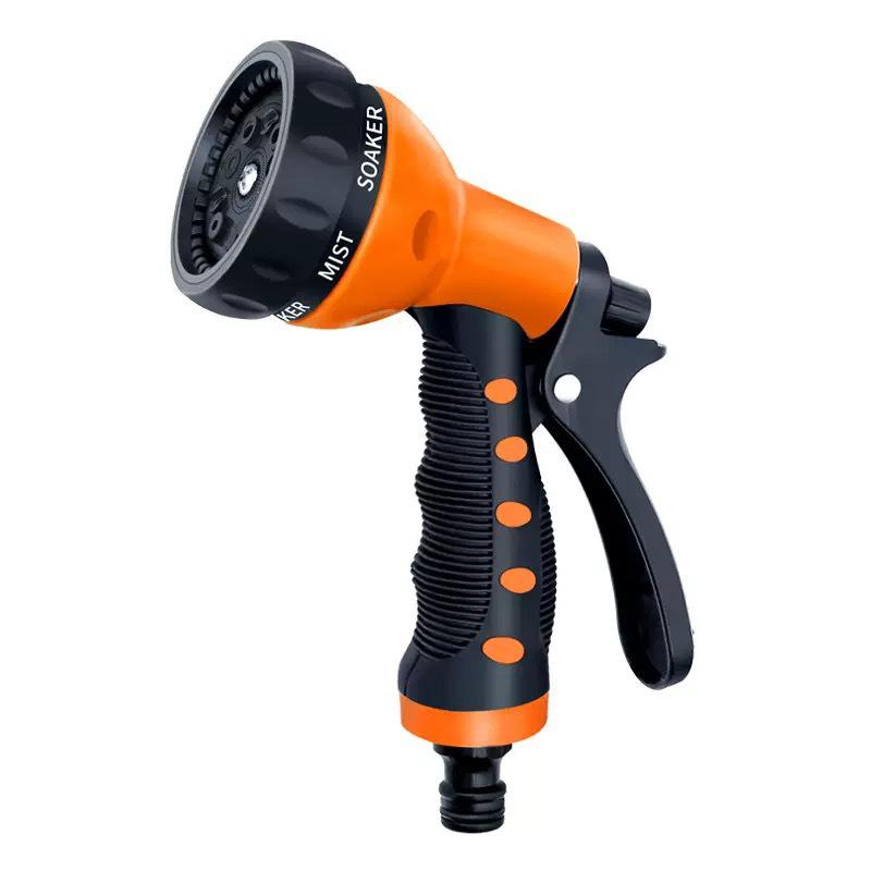 Garden Hose Spray Nozzle 7 IN 1 Adjustable Safe Non-Toxic Material for Kids Water Play Lawn Watering Car Washing Home Use