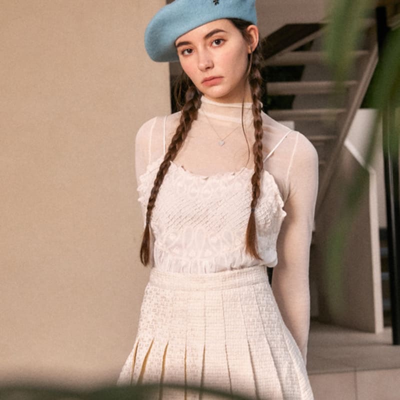 ELKE BLOEM ADORABLE WOOL SKY BLUE BERET