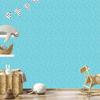 Wallpaper Geometric Celadon Pattern, Celadon Background 50x1000