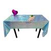 Iridescent Rainbow Plastic Tablecloth for Christmas or Birthday Parties