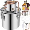 30L Alcohol Brewing Distiller DIY Moonshine Apparatus Stainless Steel Still Whisky Beer Brandy Home Appliance