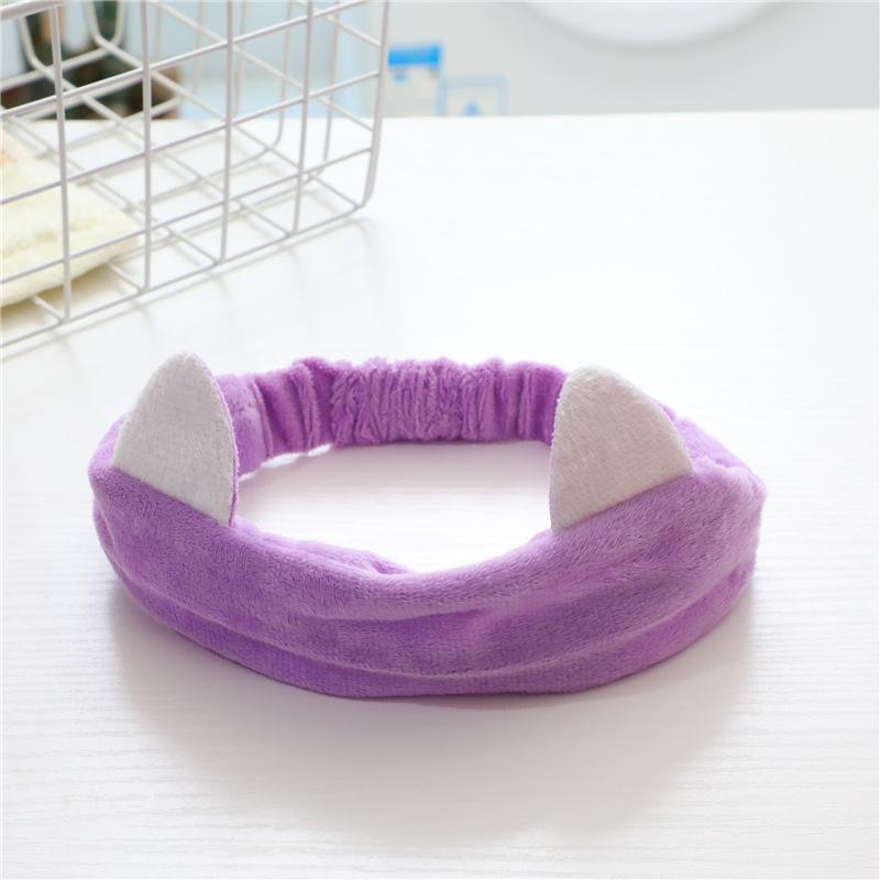 Cat Ears Hair Band Elastic Cat Makeup Face Mask Hair Cover Sports Scarf Bangs Scarf Headband