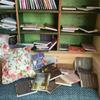 Schüttel deine Angst weg Angst Bücherregal Ornament Miniatur Bücherregal Bücherregal Dekor