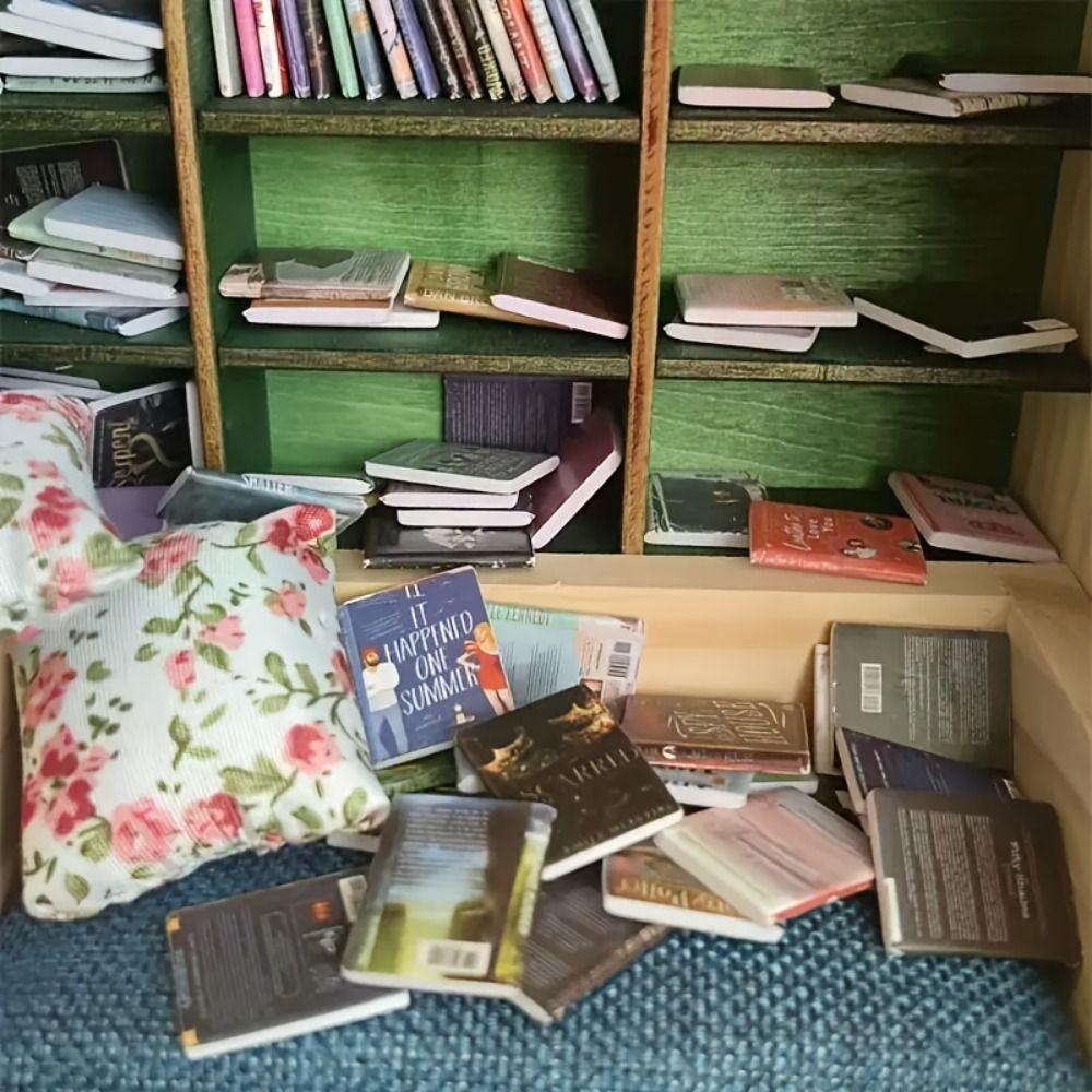 Schüttel deine Angst weg Angst Bücherregal Ornament Miniatur Bücherregal Bücherregal Dekor