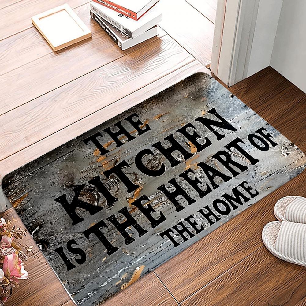 Retro Welcome Mat Non Slip Floor Rug Washable Bedroom Kitchen Entrance Doormat Polyester Home Decor Carpet