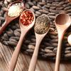1/2/6PCS Wooden Tea Spoon Long Coffee Spoons Small Teaspoon Set Wood Honey Dessert Spoon Coffee Drink Stirrer Teaspoon Tableware