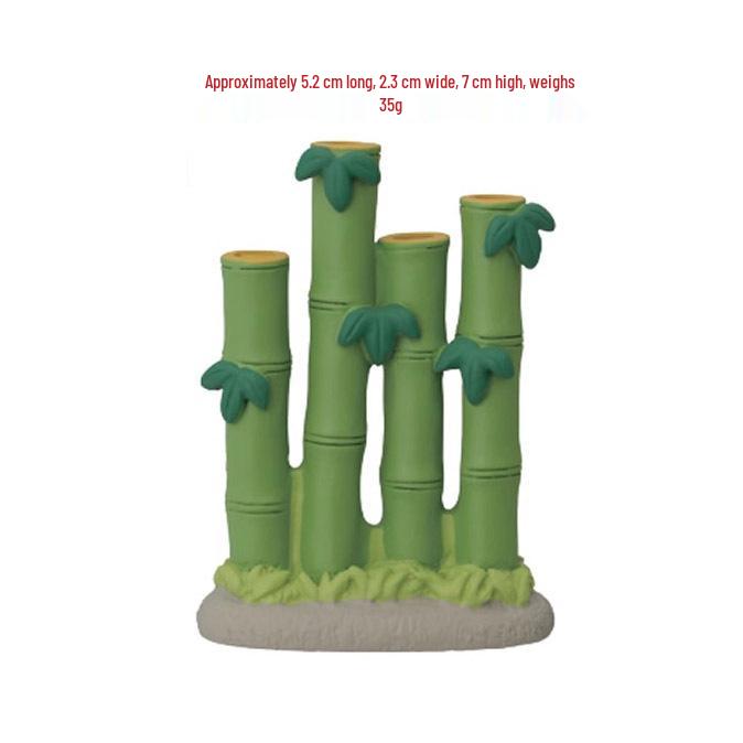 Trendy Japanese Watermelon Cat Figurine: Resin Ornament & Bonsai Decoration