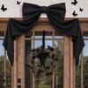 Elegant Large Christmas Bowknot Solid Color Creative Xmas Tree Topper Bows Reusable 60x120cm Christmas Decorative Bow