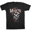 Urban Bootleg Style Hoops Player Graphic Tee Skeleton Gold Chain Retro Shirt