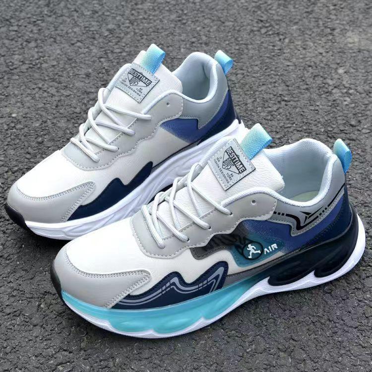 Ultra-light running shoes autumn new leather waterproof student sports shoes casual shoes