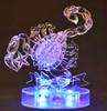 3D Puzzle Twelve Zodiac Scorpio Birthday Gift Beautiful Illumination Perfect Gift for Friends Acquaintances Also Ideal As Interior Decor Includes