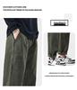 Men's Casual Japanese-Style Loose Straight-Leg Work Pants