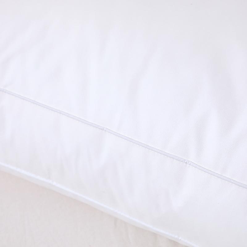 1 piece 100% cotton cover material microfiber filling 65x40x8cm bedding pillow