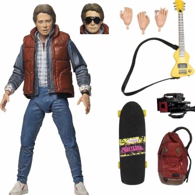 

Classic Sci-fi Movie Action Figure Toy Wholesale Anime Collectibles Pvc Material Back To The Future Martin Doll Home Decor