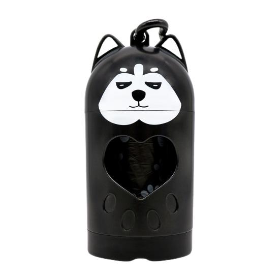 

1 комплект, сборщик какашек для домашних животных, подвесной карабин с нижним отверстием, сумка для собачьих какашек, диспенсер для путешествий на открытом воздухе, походов, принадлежностей для собак чёрный