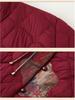 Grandma Style Cotton Padded Jacket: Chinese-Inspired Winter Wear for Women