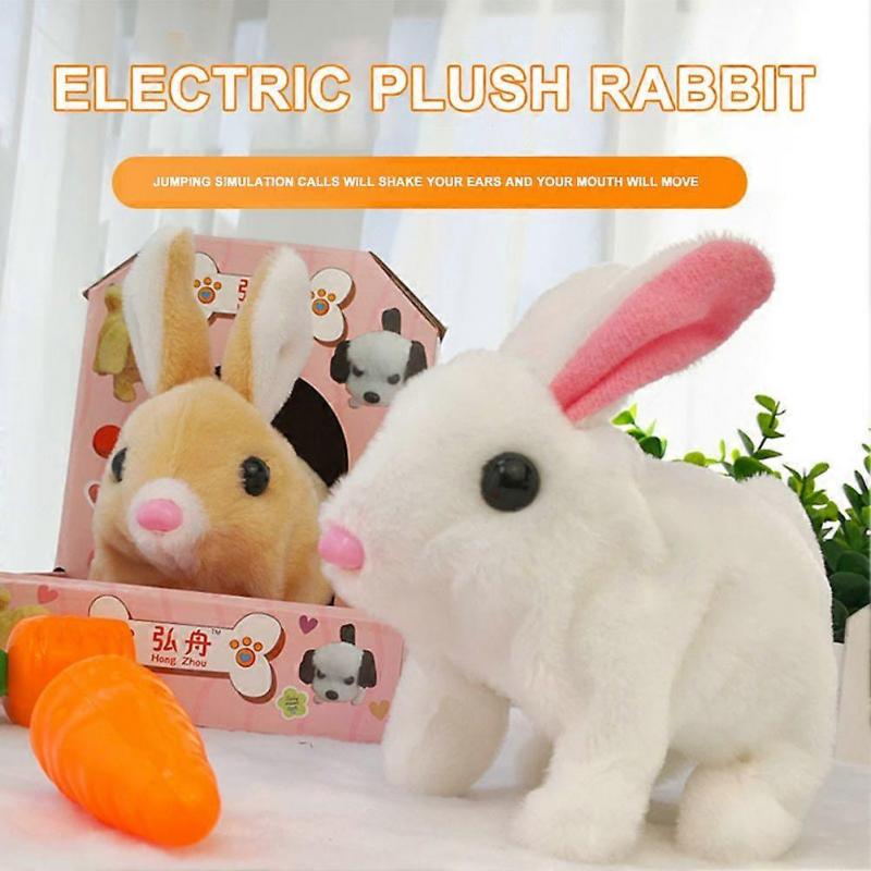 Educational Interactive Bunny Toys Bunnies Can Walk And Talk, Easter Plush Stuffed Bunny Toy Kids Christmas Gifts