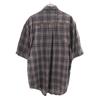 GAP 90s Old Check Pattern Short sleeve Button down shirt L Gray Men's Used