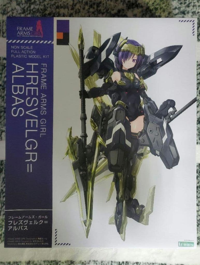 [USED] Frame Arms Girl Hresvelgr Albus Bonus Parts Plastic Model