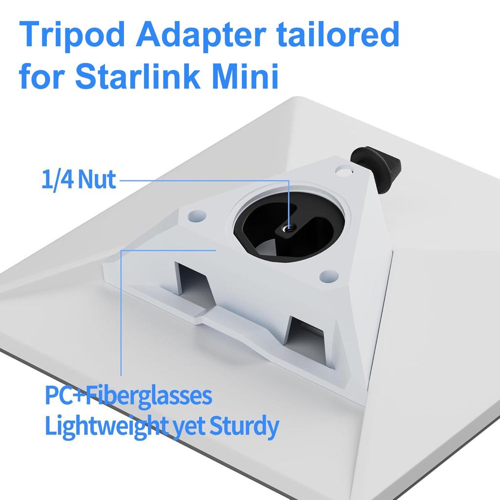 Tripod Stand For Starlink Mini 3 Level Adjustable Height 360° Tilt Mount Extendable Stand Mount Kit for RV Camping Travel Yard