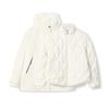 FILA White Casual Fashion Simple Warm Thick Loose Two-Piece Down Jacket Women outerwear F11W543917FWT