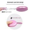 Portable Leather Round Mini Tape Measure - Soft Macaron Color Ruler for Clothing, Bust, and Waist Measurements