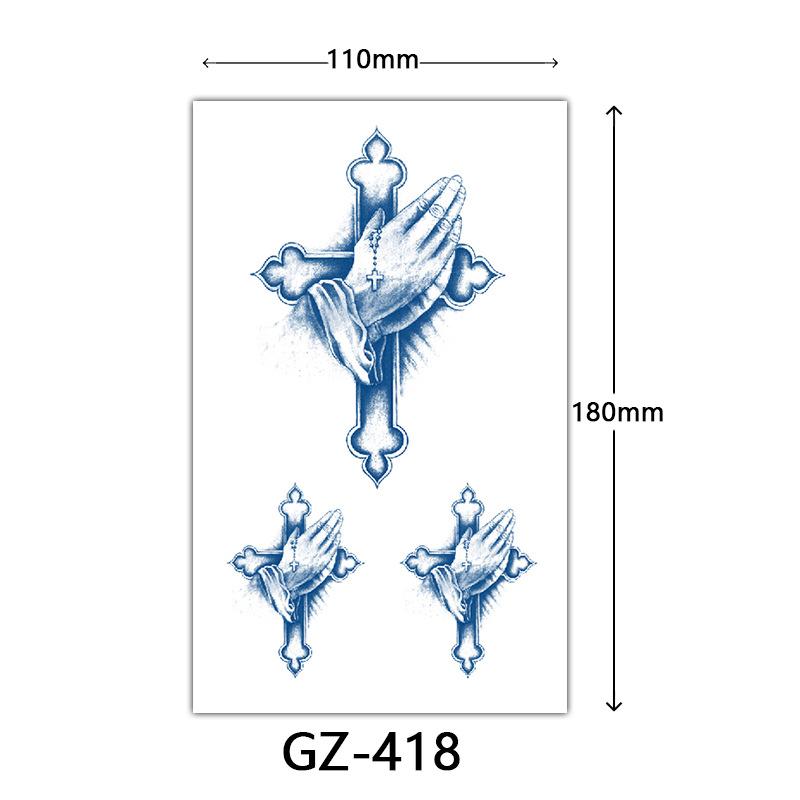 Autocolante Tatuaj Herbal, Autocolante Tatuaj cu Suc, Autocolante Tatuaj Semi-Permanent cu Litere Englezești Tatuaj