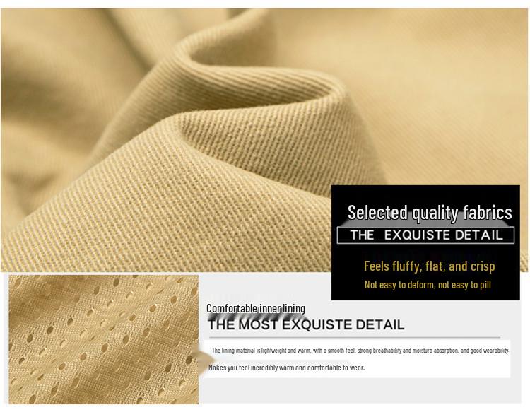 Men's High-End Mountain Style Outdoor Vest - Pure Cotton, Fishing & Camping Gilet Jacket