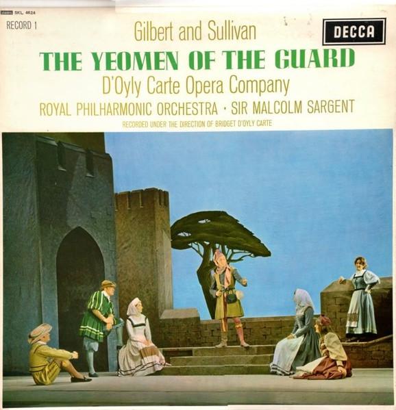 

LP Record GILBERT SULLIVAN DOYLY CARTE OP Yeomen Of The Guard SKL46244625 DECCA UK Classical Used