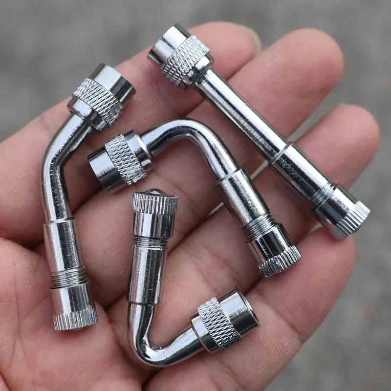 Motorcycle 45 90 135 180 Degree Angle Bent Valve Adaptor Tyre Tube Valve Extension Adapter for Truck Car Motor Bike Auto