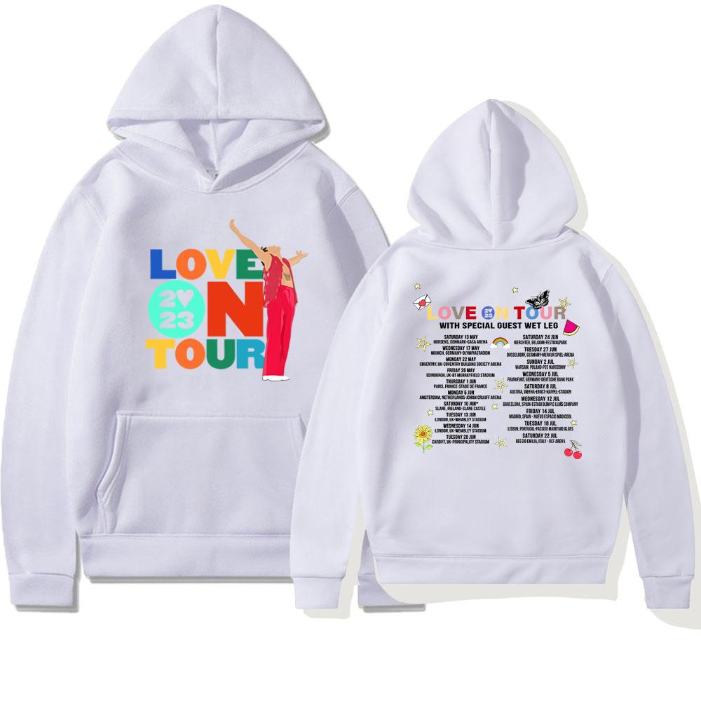 Sudadera con capucha unisex retro Love on Tour 2023 con diseño estampado en la parte delantera y trasera Sudadera con capucha gráfica HS Love on Tour As It Was Y2k Sudadera con capucha de moda