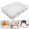 Stackable Pizza Dough Proofing Box Commercial Dough Proofing Container With Lid Or Without Lid For Home And Bakery Plastic Tray