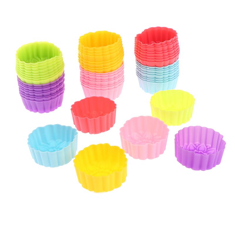 6ks 5cm slunečnicová forma na pudink Forma na muffiny, silikonové formy Příslušenství