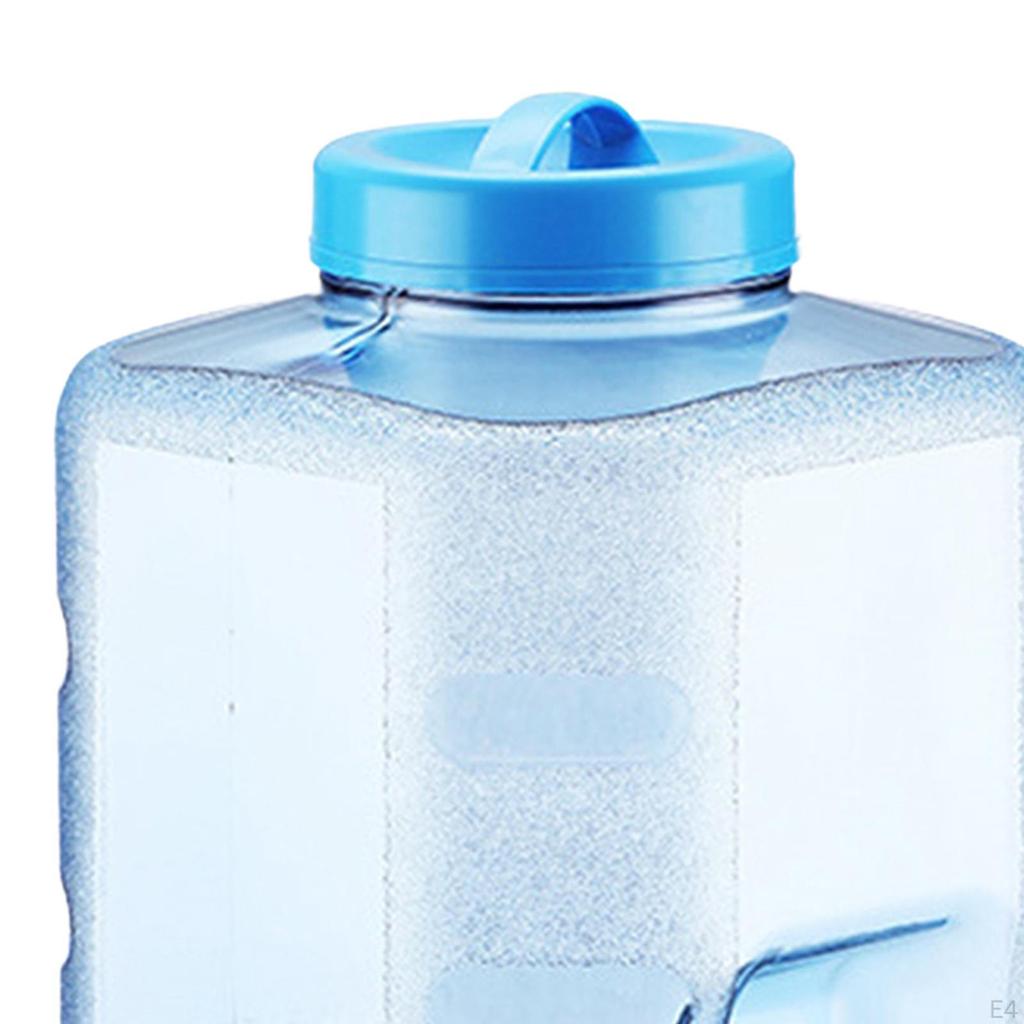 Camping Water Container Barrel Portable Tank with Lid Empty Jug Bottle for